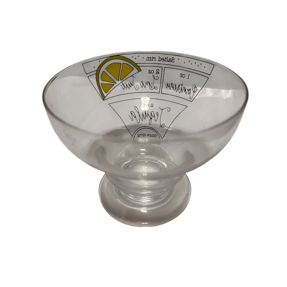 Latitudes & Attitudes Margarita Glasses Set of 4 Custom Recipe Design 19oz - Picture 6 of 8